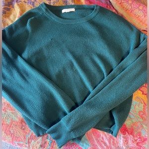 Small sage green pacsun/la hearts sweater